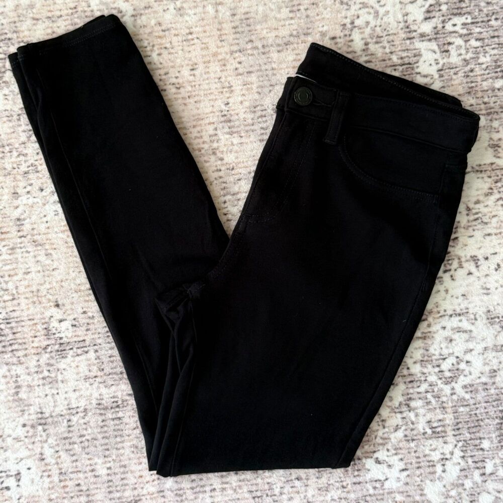 LC Lauren Conrad Women's Black Ankle Super Skinny Stretch Leggings Size Small